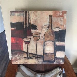 Canvas Wine Print